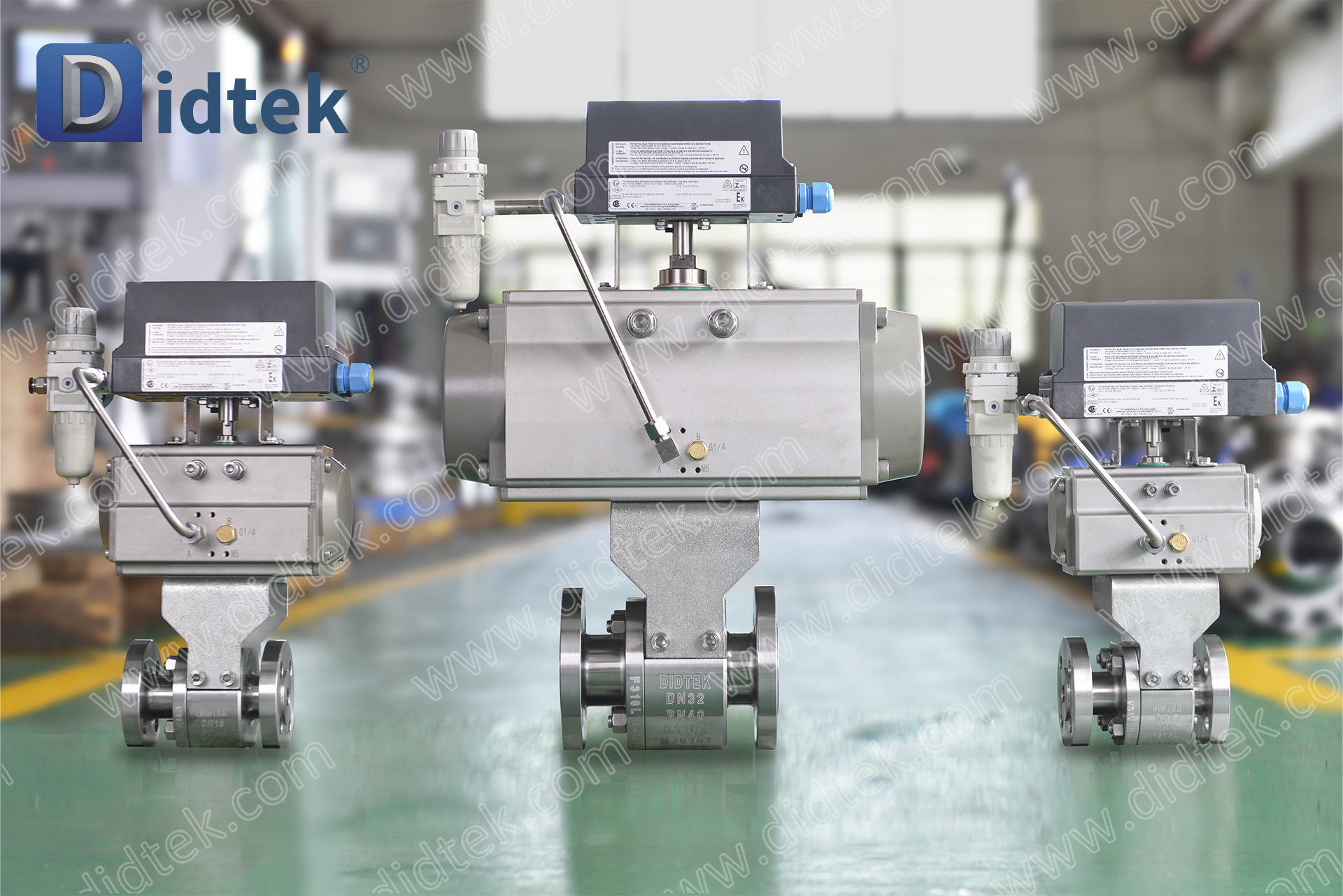 Katup Bola Pneumatik Didtek F316L