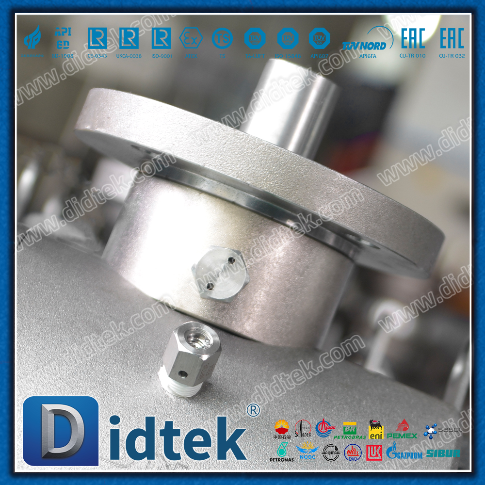 Didtek LF2 Katup Bola Trunnion Pengelasan Butt Tahan Suhu Rendah
