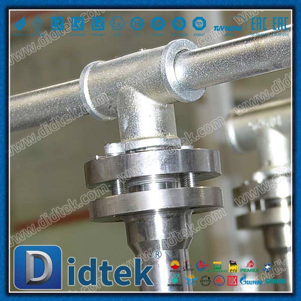 Batang panjang 4 inci CF3M Cast Steel Manual Trunnion Ball Valve