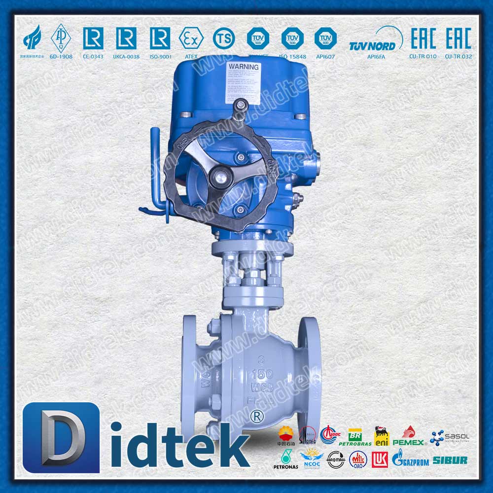 Bukti Ledakan Motor Listrik ATEX 200℃ PEEK Seat Electric Ball Valve