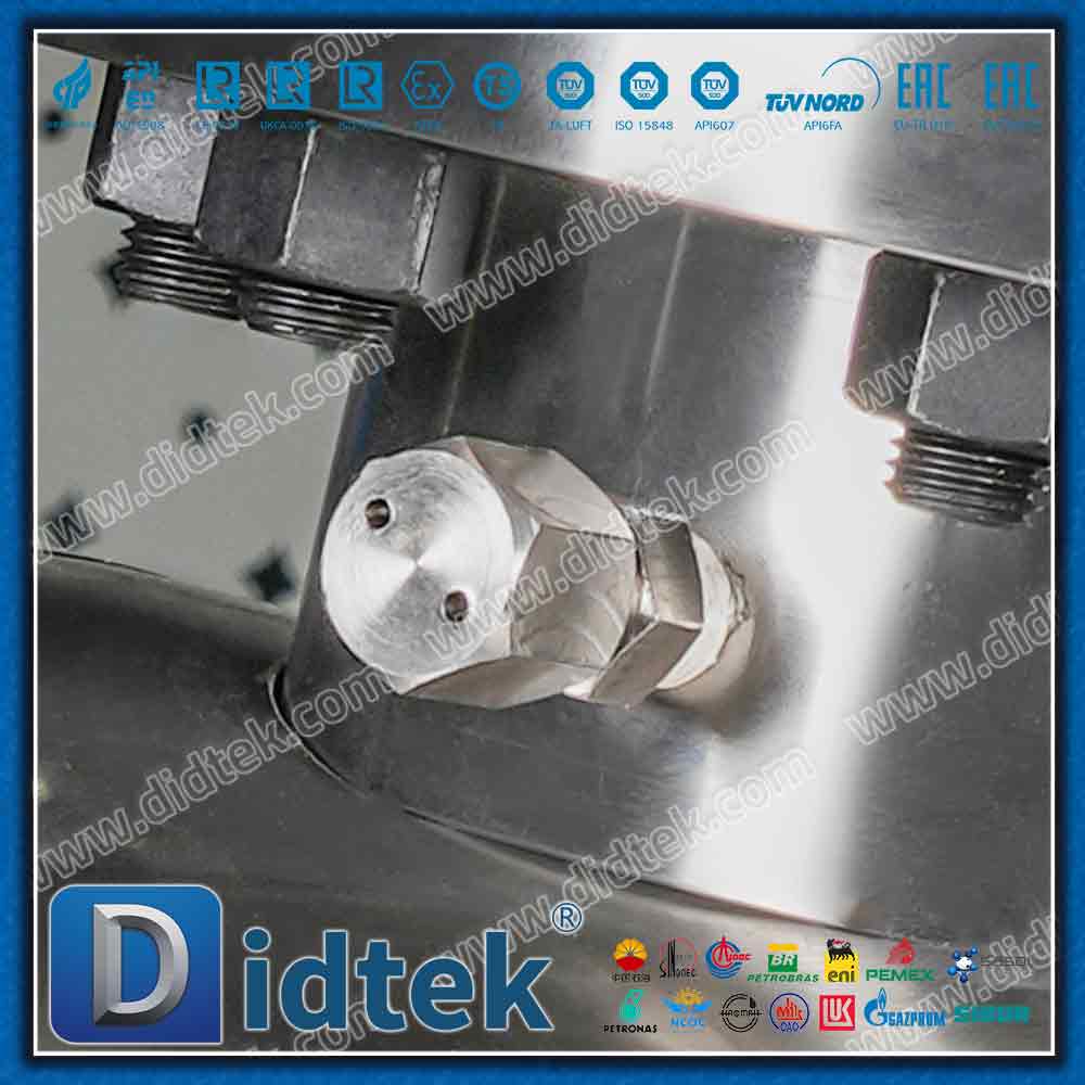 Katup Bola Trunnion Elgiloy Segel Bibir Inconel Alloy625