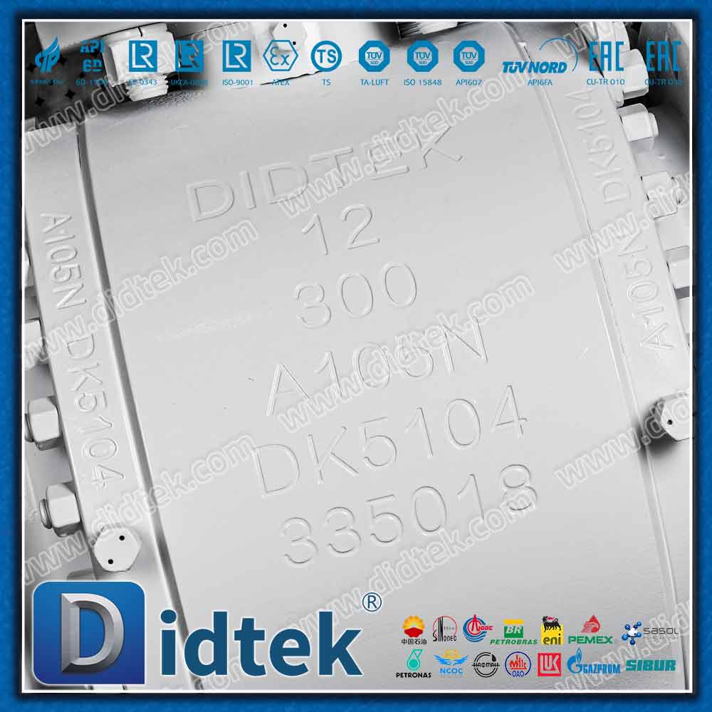 Katup Bola Trunnion Dudukan Logam Baja Tempa Pneumatik & Hidraulik Teknik Kelautan