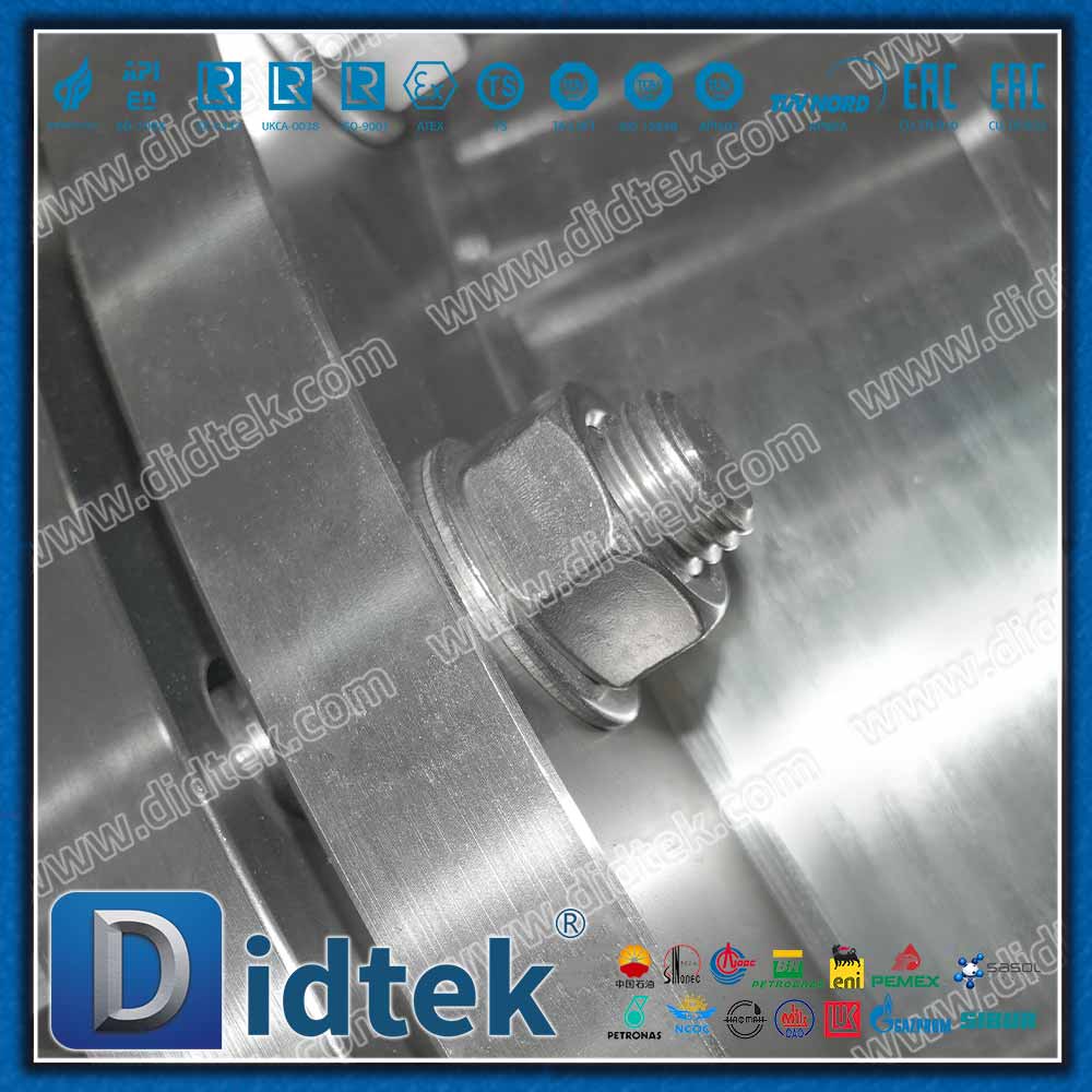 Katup Bola Trunnion yang Dilas Sepenuhnya dengan Flensa Pendamping