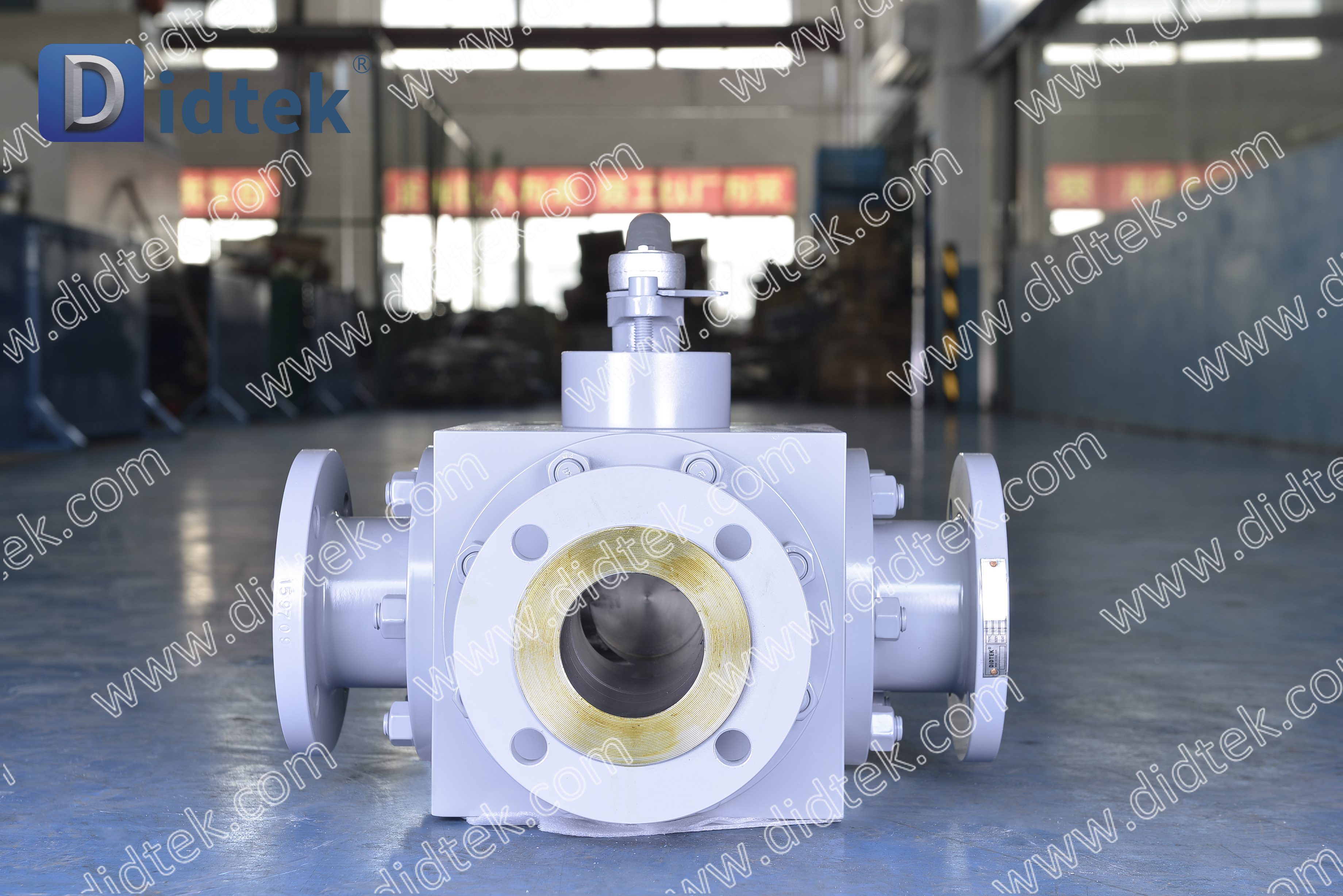 A-10 DIDTEKTWBV CO2 Medium Katup Bola Mengambang 3 Arah