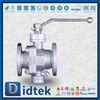 2 '' 150lb Logam Penuh Logam Duduk Mounted Ball Valve