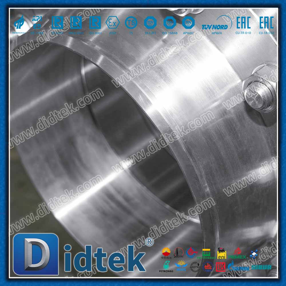 Katup Bola Trunnion yang Dilas Sepenuhnya dengan Flensa Pendamping