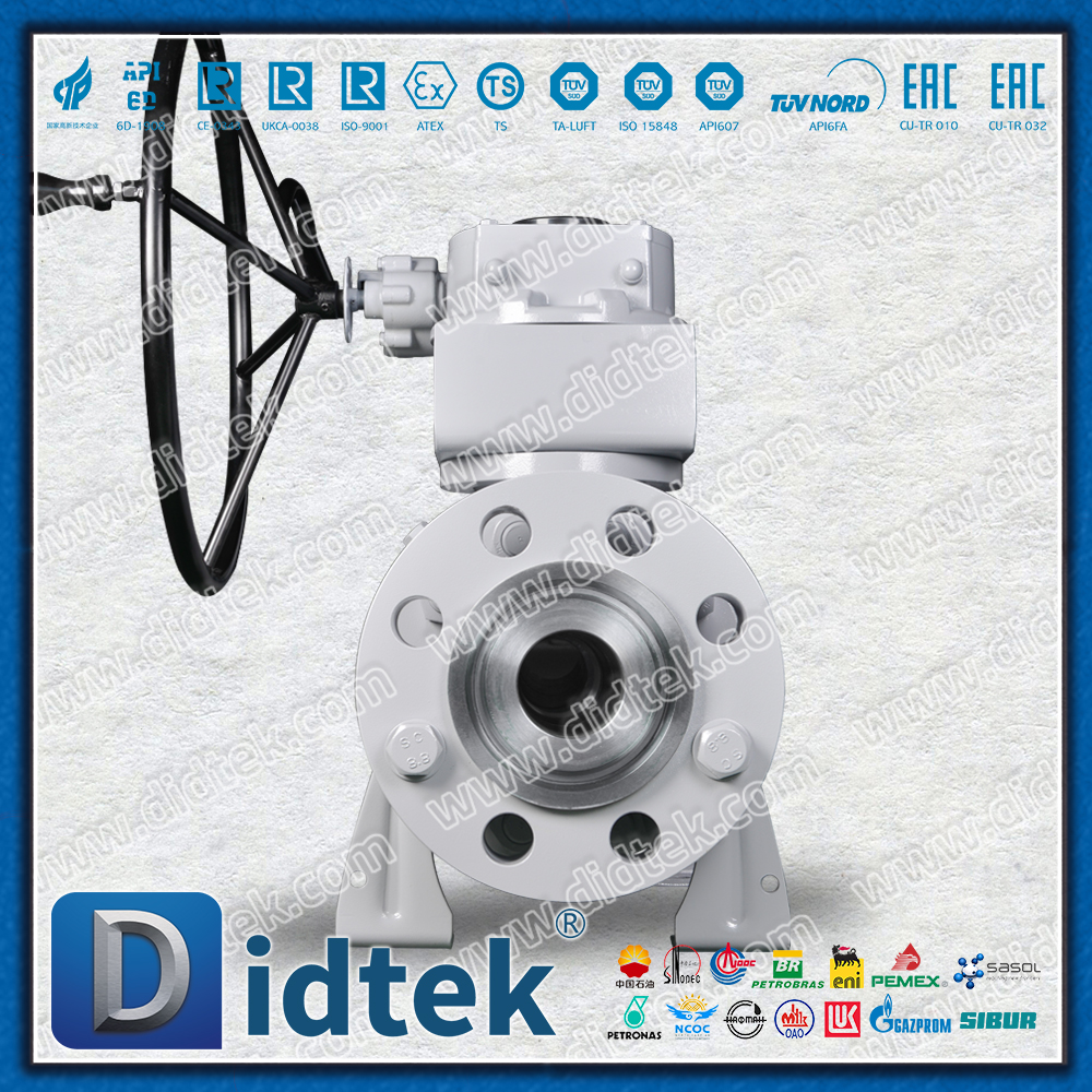 RTJ 2500LB Katup Bola Trunnion Baja Tempa Segel MENGINTIP Tekanan Tinggi