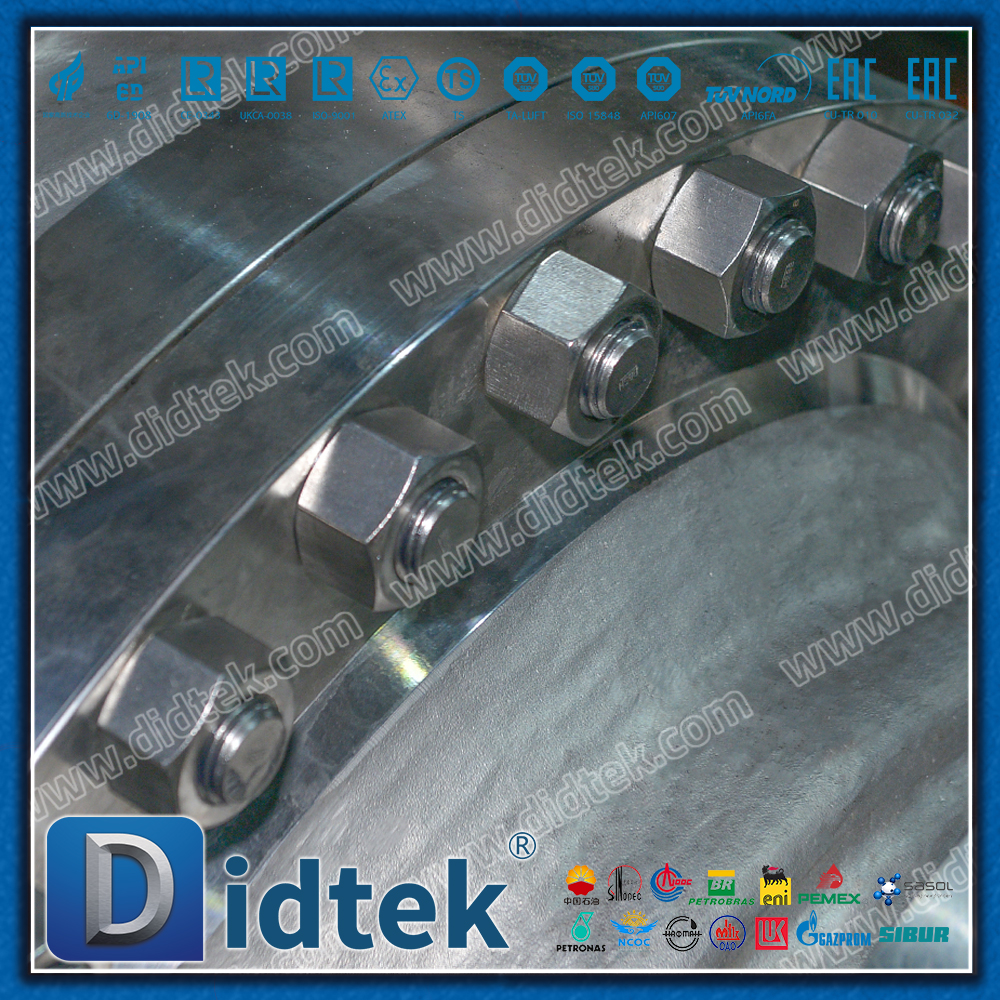 Katup Bola Terpasang Trunnion Baja Tahan Karat CF3 24''