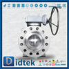  Didtek Flange Full Bore Baja Tempa Tekanan Tinggi A105 Trunnion Mounted Ball Valve 