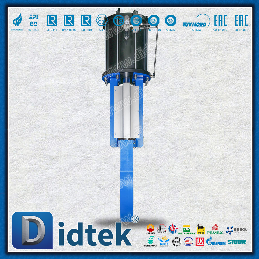 Katup Gerbang Pisau Pneumatik Kerja Ganda Industri