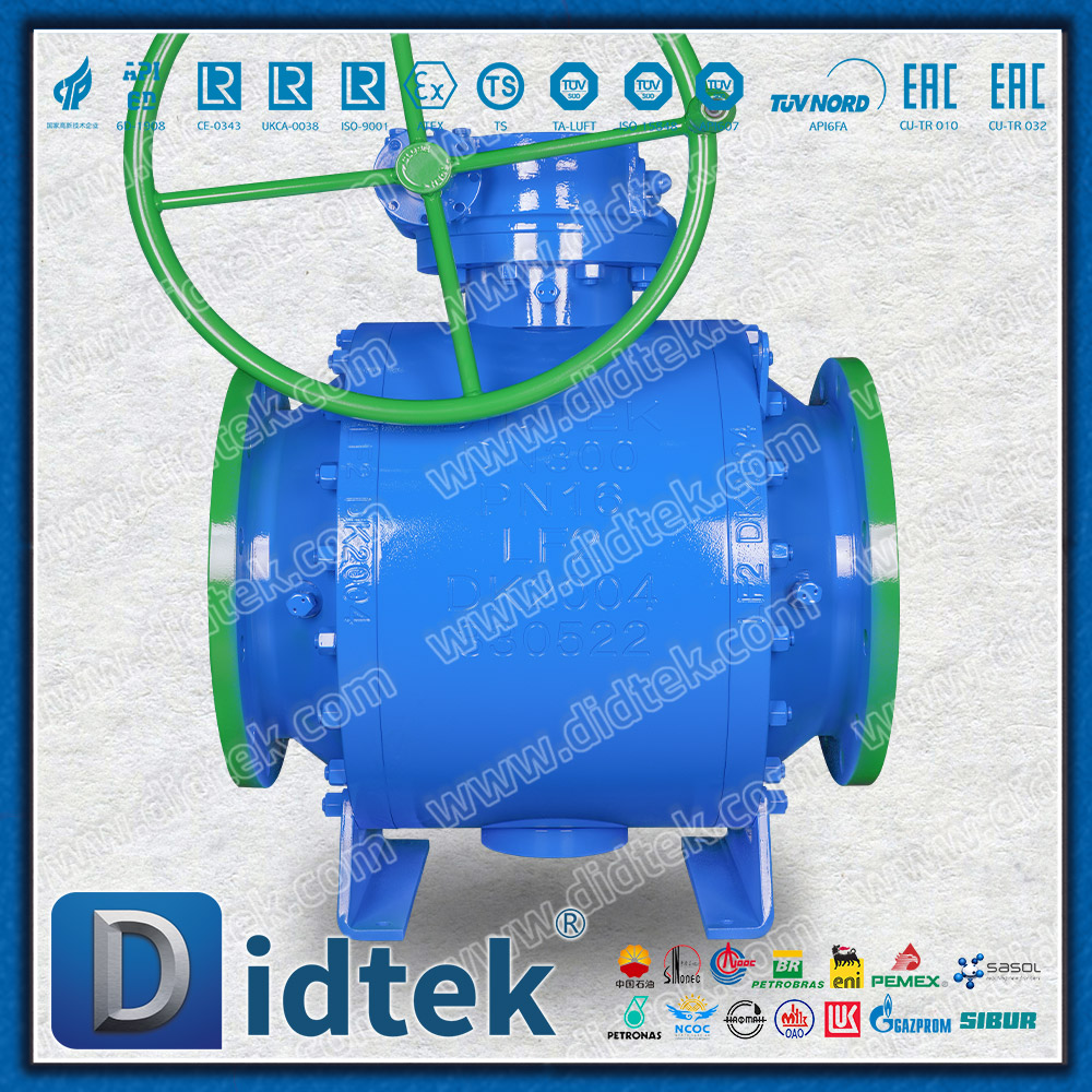 LF2 Full Bore Trunnion Ball Valve untuk Industri Tekanan Tinggi 