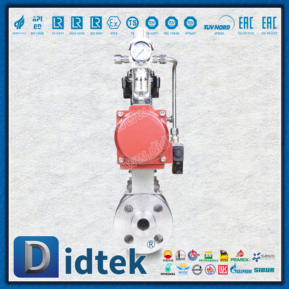 Katup Bola Pneumatik Kursi Logam Air Laut 300℃ F51