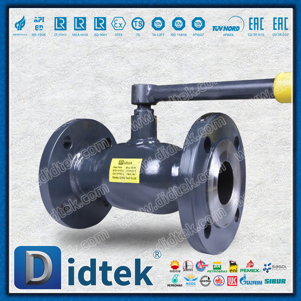 Segel lunak PTFE baja tahan karat SS304 ST37.8 Katup Bola Dilas Sepenuhnya