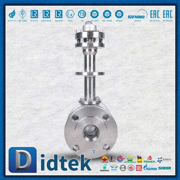 LNG Cryogenic Stainless Steel Extended Stem Trunnion Ball Valve