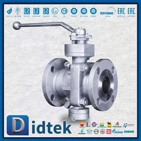 2 '' 150lb Logam Penuh Logam Duduk Mounted Ball Valve