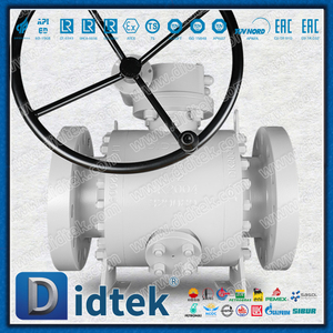 Segel Bibir dengan Katup Bola Trunnion Flange Ventilasi & Pembuangan