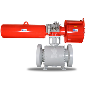 Operator Pneumatik Bukti Ledakan Trunnions Ball Valve