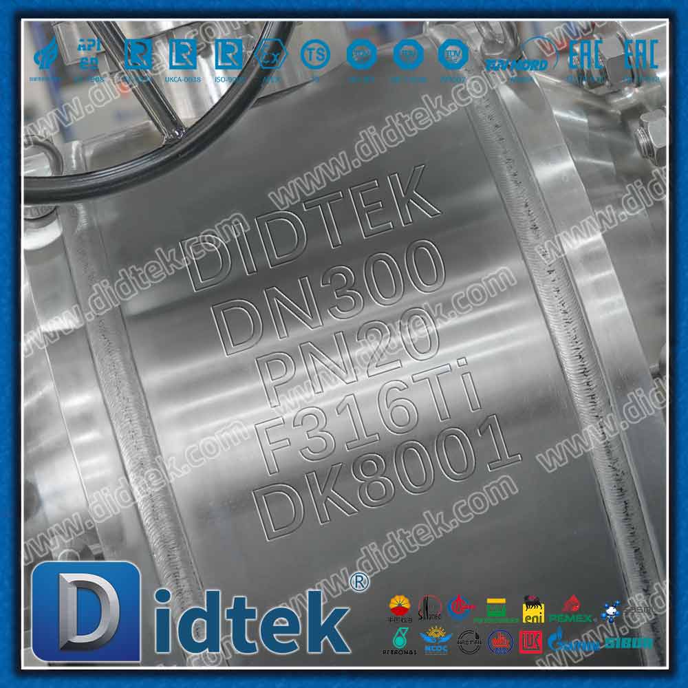 Katup Bola Trunnion yang Dilas Sepenuhnya dengan Flensa Pendamping