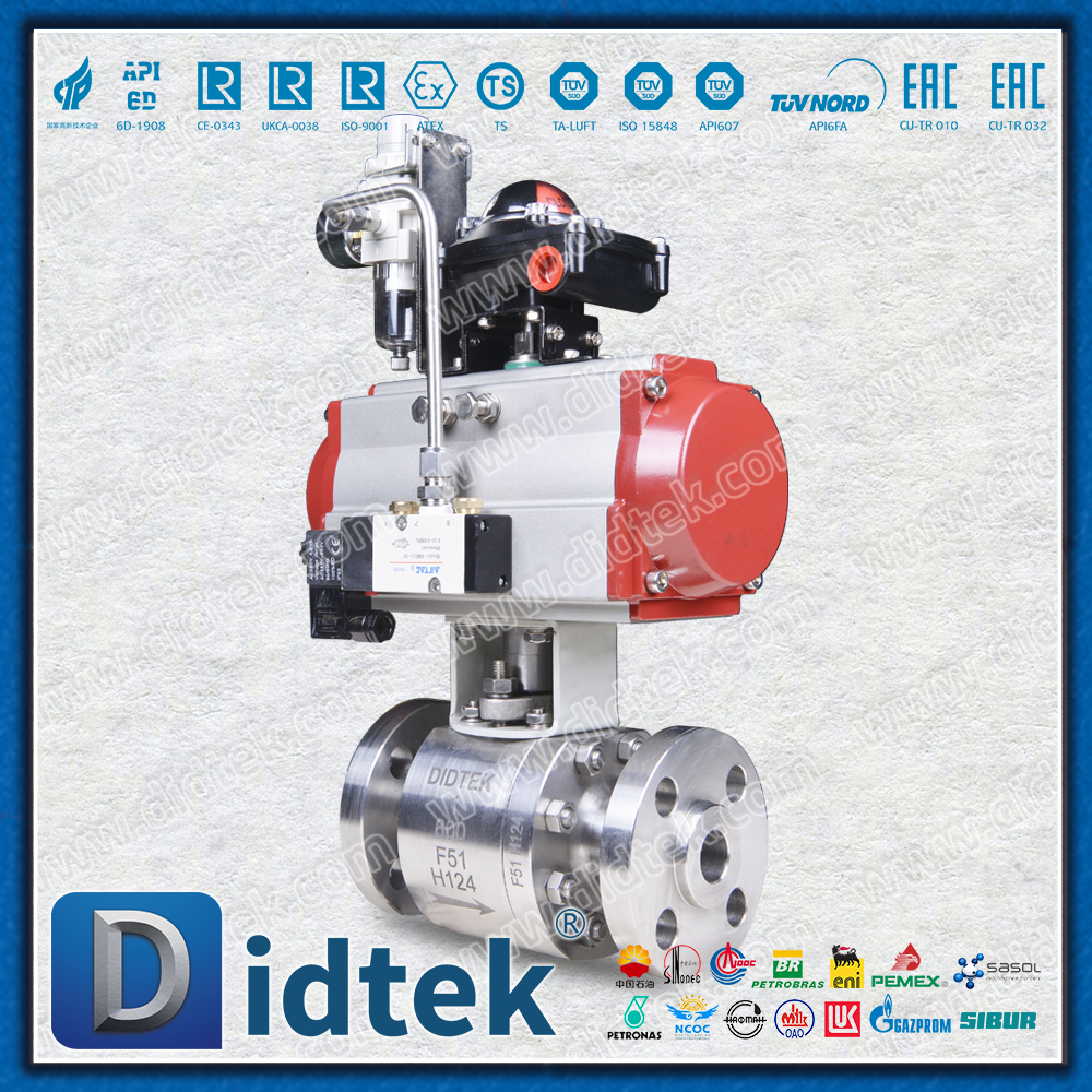 Katup Bola Pneumatik Kursi Logam Air Laut 300℃ F51