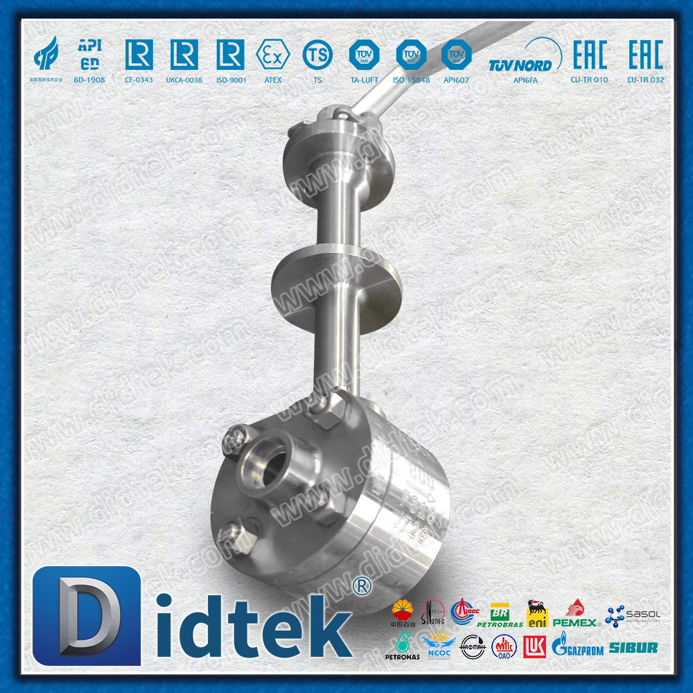 Katup Bola Dilas Soket PCTFE Kursi F316 Kriogenik