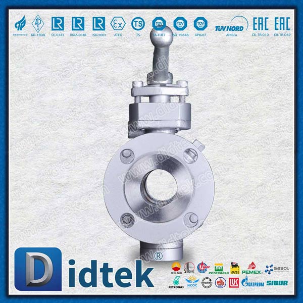 2 '' 150lb Logam Penuh Logam Duduk Mounted Ball Valve