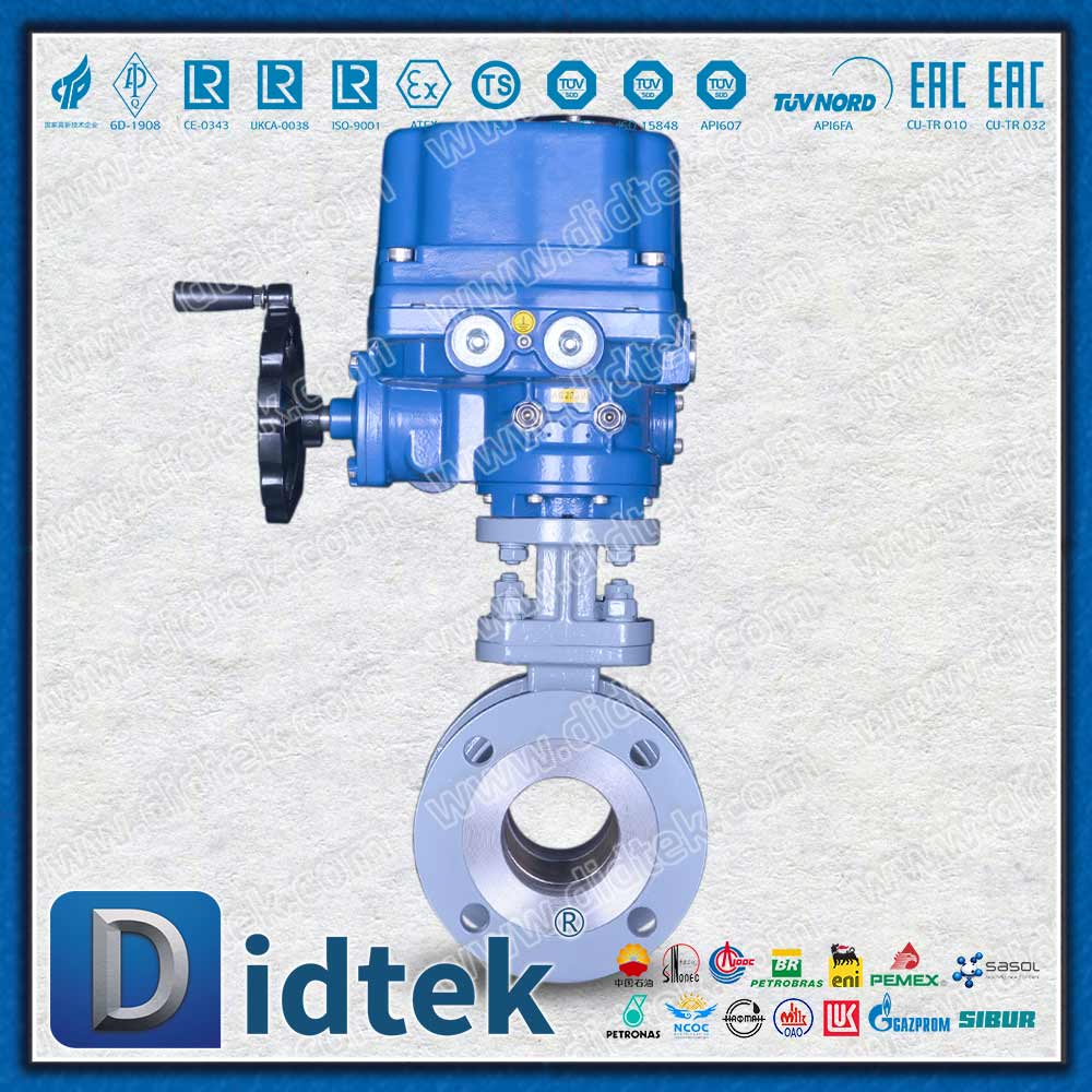 Bukti Ledakan Motor Listrik ATEX 200℃ PEEK Seat Electric Ball Valve