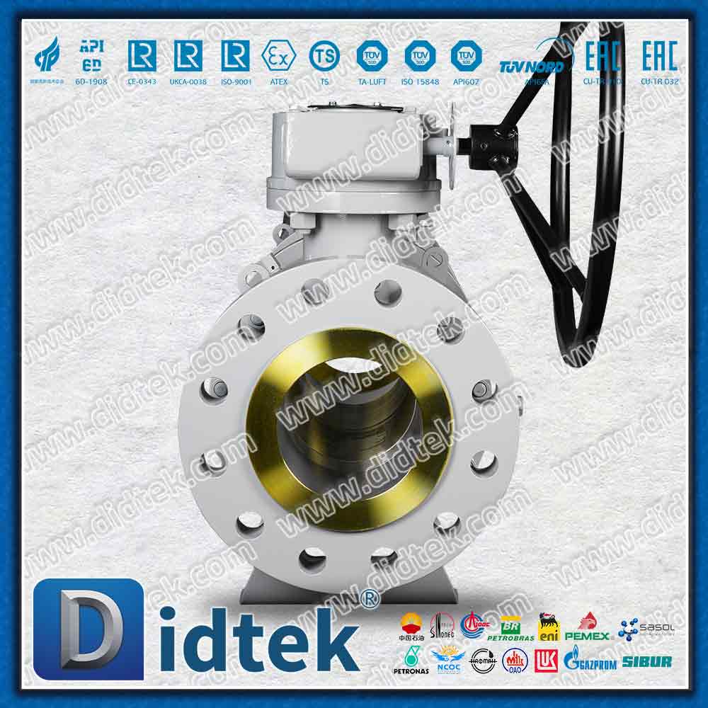 Katup Bola Baja Tempa Worm Gear 600LB