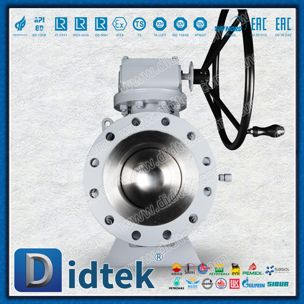 ASTM A105N Las Overlay UNS N06625+TCC Trunnion Ball Valve 