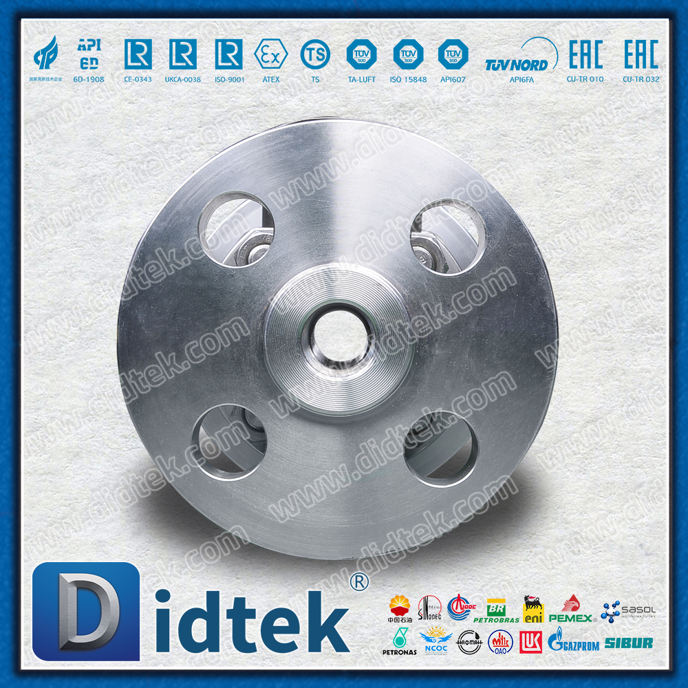F51 Duplex Stainless Steel Class1500 Katup Bola Mengambang RF Tekanan Tinggi