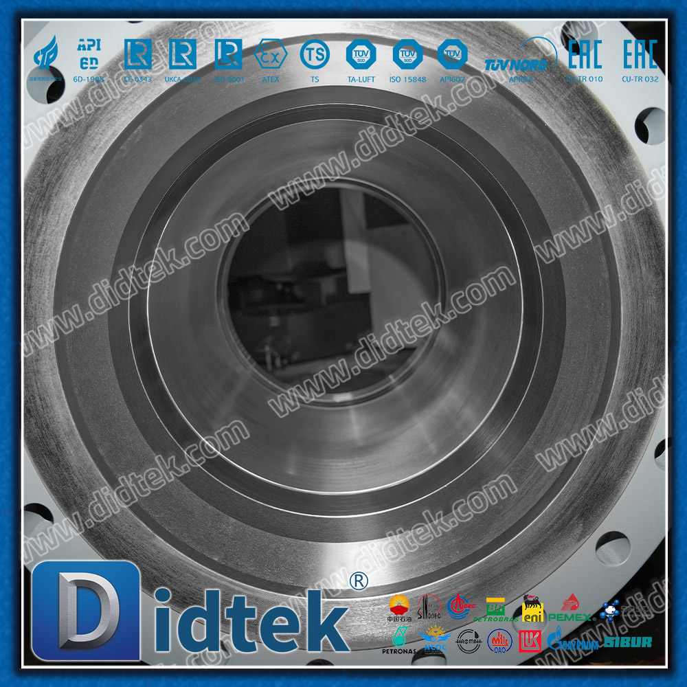 Katup Bola Masuk Atas LF2 yang Dioperasikan dengan Gigi untuk Penggunaan Industri