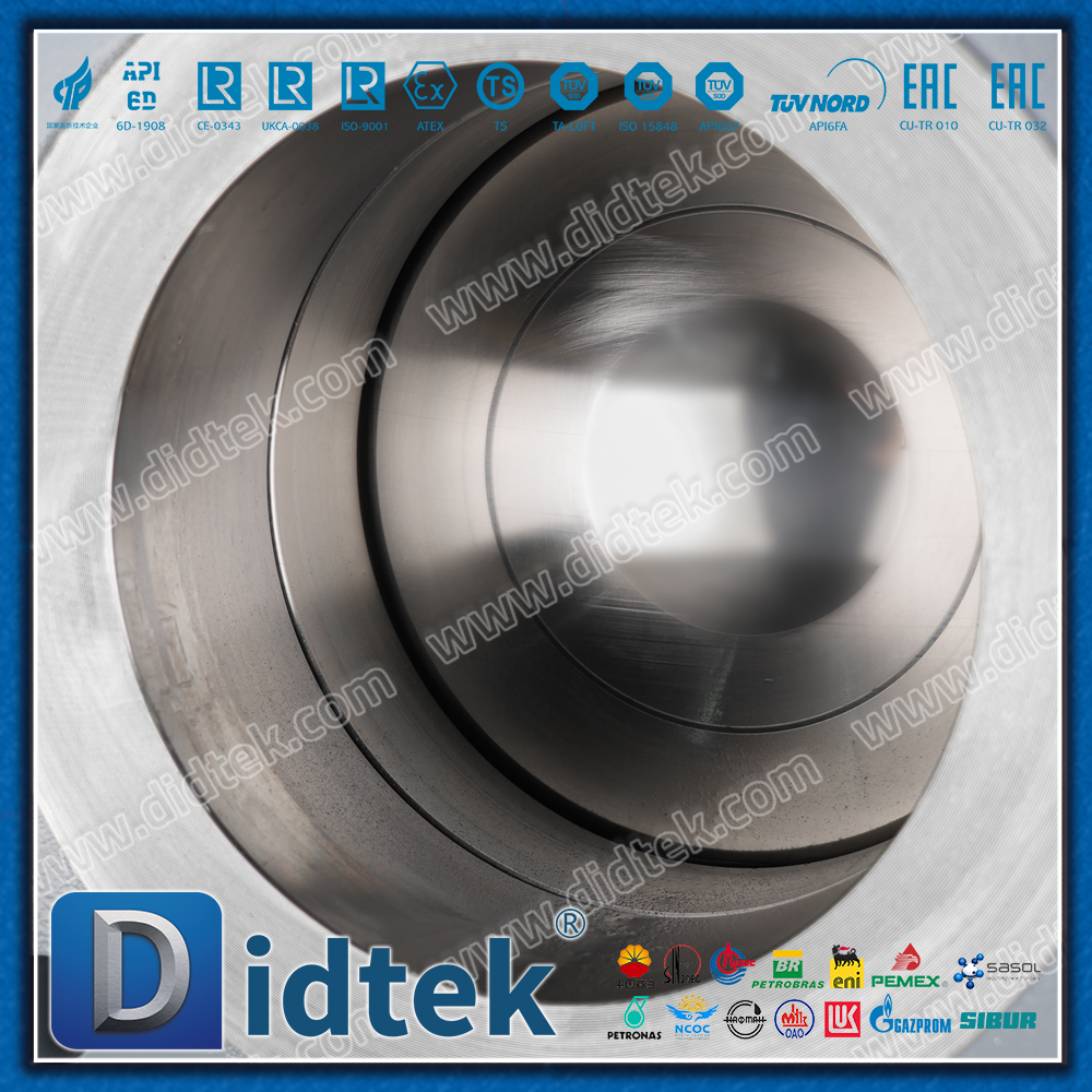 ASTM A105N Las Overlay UNS N06625+TCC Trunnion Ball Valve 