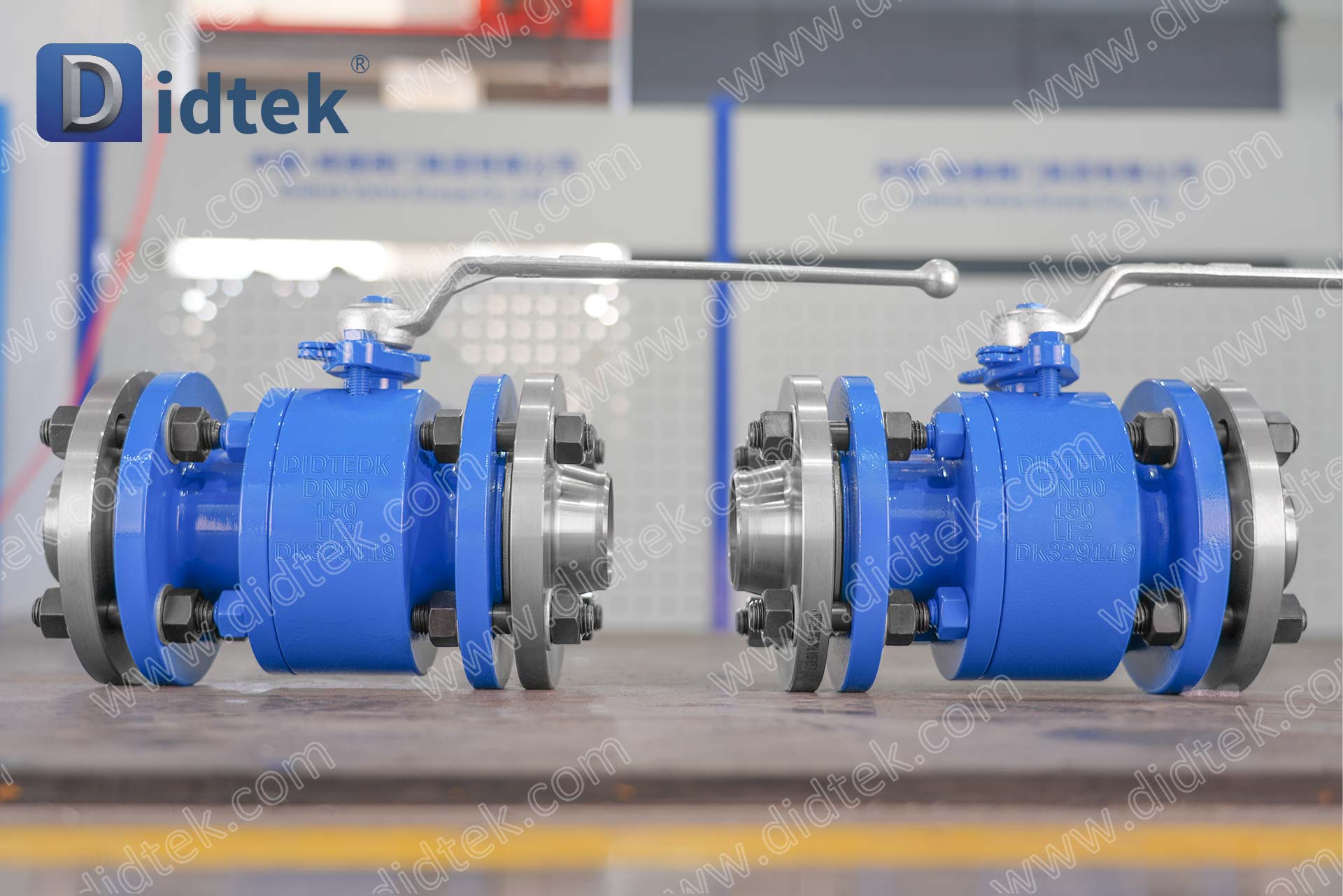 B-23 DIDTEKFFBV-Manual Full Port Floating Ball Valve dengan Flange yang Cocok
