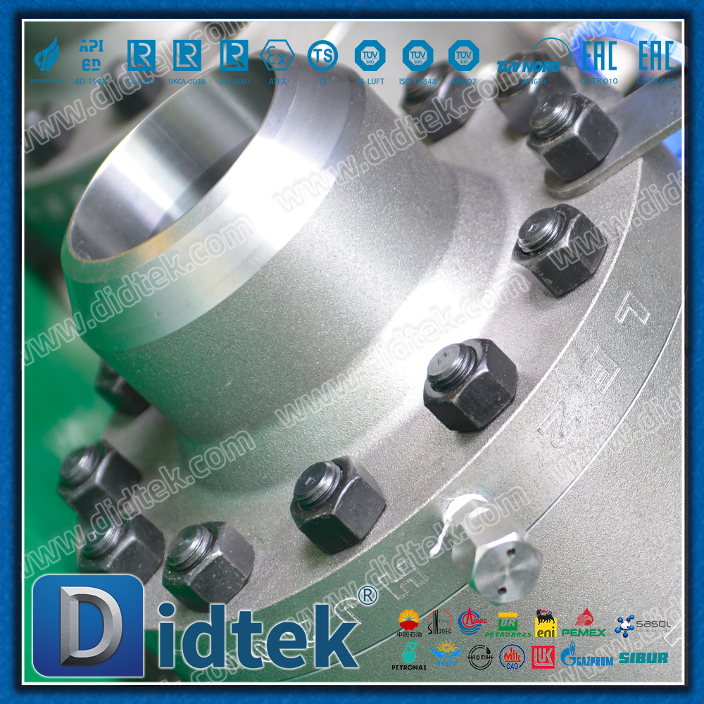 Didtek LF2 Katup Bola Trunnion Pengelasan Butt Tahan Suhu Rendah