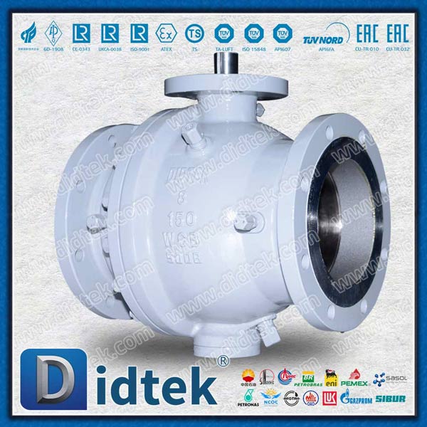 8 'Flanged Bare Stem 2 Piece Trunnion Mounted Ball Valve