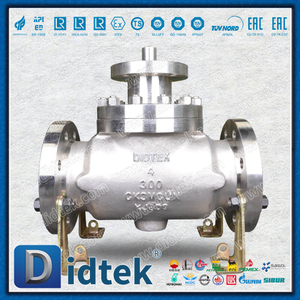 CK3MCuN Austenitic SS Katup Bola Masuk Super Anti Korosi Suhu Tinggi