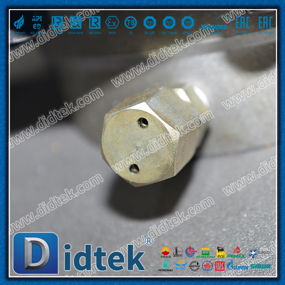  Didtek Flange Full Bore Baja Tempa Tekanan Tinggi A105 Trunnion Mounted Ball Valve 
