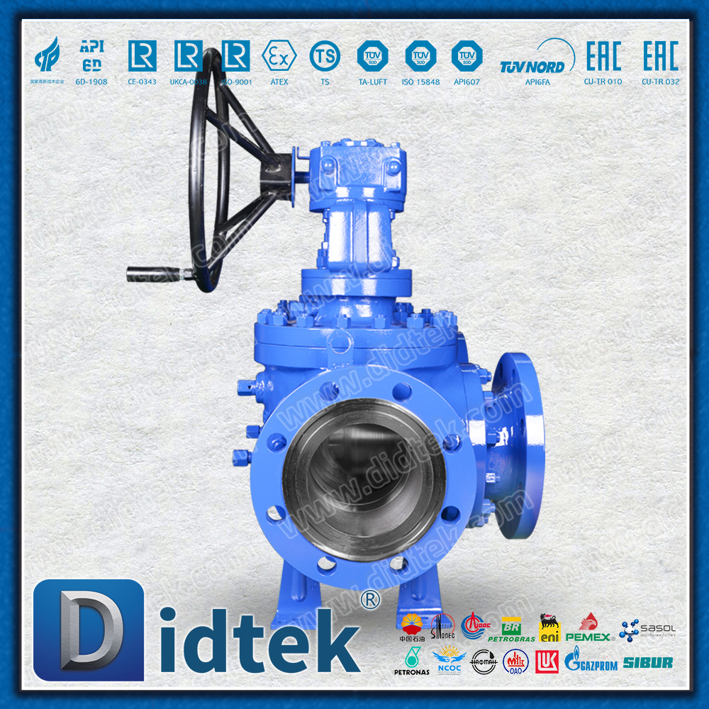 Katup Bola Tiga Arah Antarmuka Tipe L Bore Penuh Didtek WCB