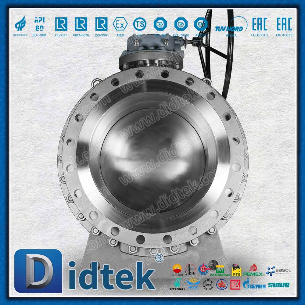 LF2 + Inconel 625 Overlay Dengan Katup Bola Trunnion Segel Bibir PTFE Elgiloy
