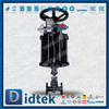 Roda Tangan Pneumatik Bertindak Tunggal Dengan Honeywell Limit Switch Forged Gate Valve