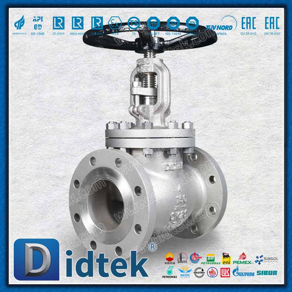 CK20 F310 Potong Katup Globe ASA150 yang Dibor