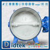 DN2000 Katup Kupu-Kupu DIN Wafer Triple Offset Ukuran Besar
