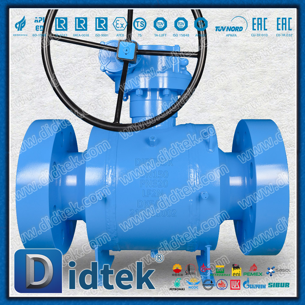 Katup Bola Trunnion Pengelasan Sepenuhnya Ditempa 