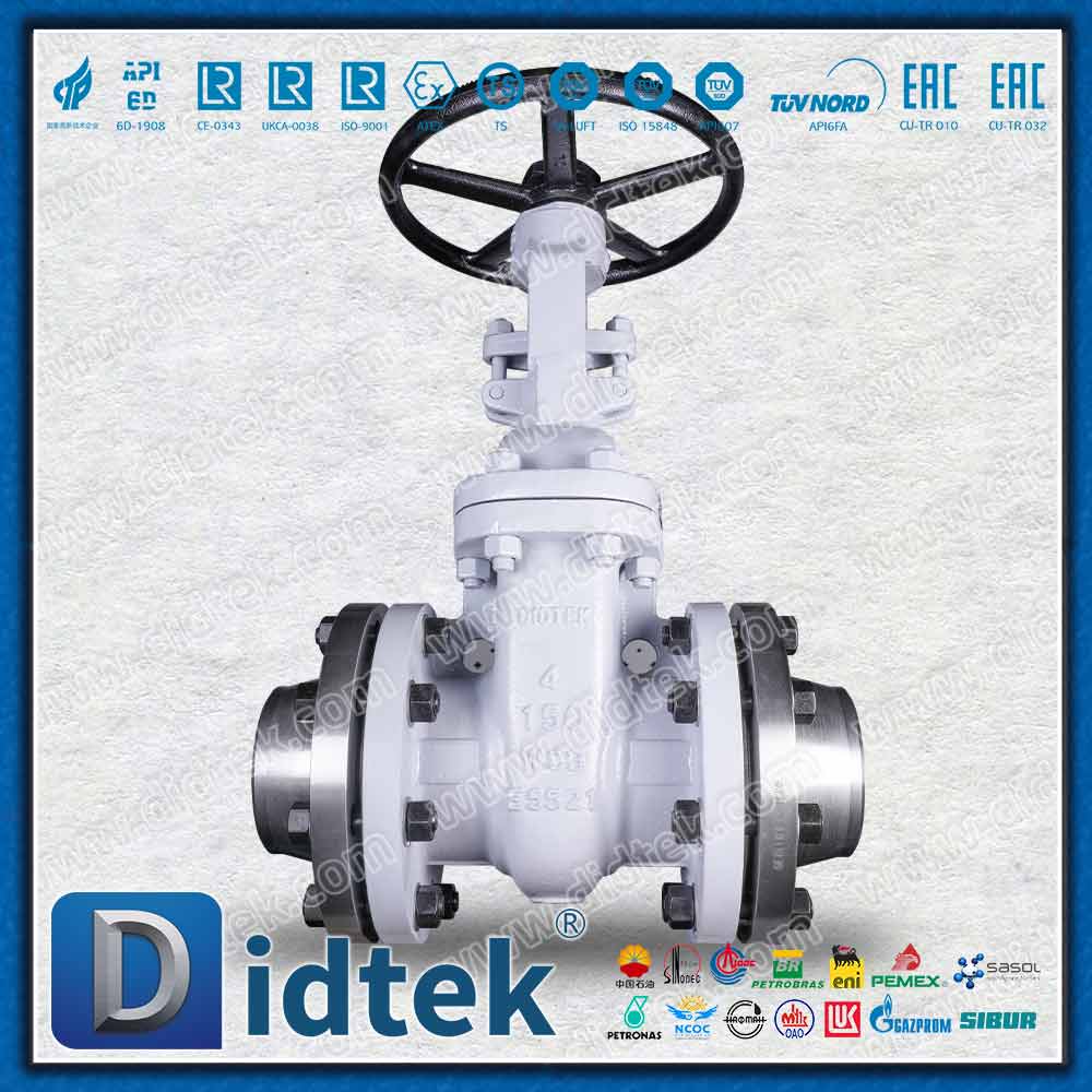 Katup Gerbang API600 Dengan Baut Dan Gasket Penghubung Flange
