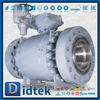 ESD Marine Engineering Trunnion Mounted Auma Electric Ball Valve Untuk Gas Tekanan Tinggi