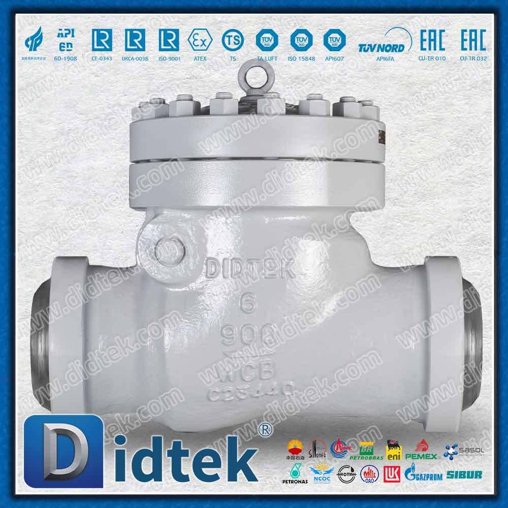 Katup Periksa Ayun API6D 900LB Dengan Koneksi BW