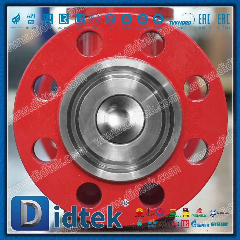 Katup Bola Trunnion F316 Tempa Listrik dengan Lapisan Poliuretan