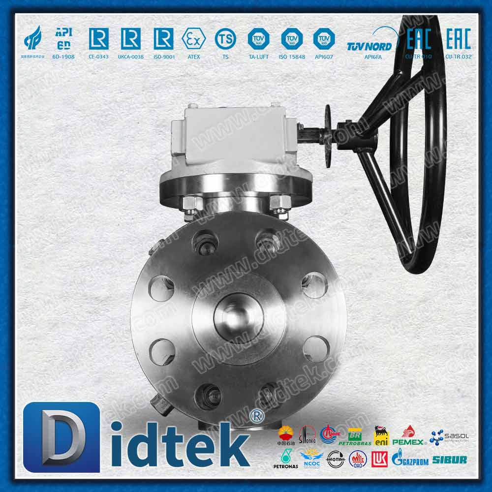 Katup Bola Trunnion Tempa Kelas F51 1500 Dengan Penyegelan MENGINTIP