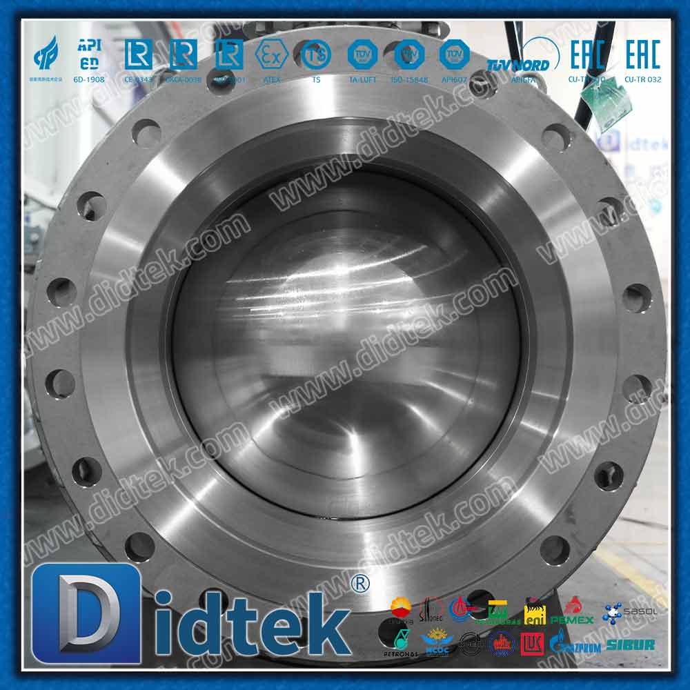 LF2 + Inconel 625 Overlay Dengan Katup Bola Trunnion Segel Bibir PTFE Elgiloy