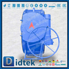DN2000 Katup Kupu-Kupu DIN Wafer Triple Offset Ukuran Besar