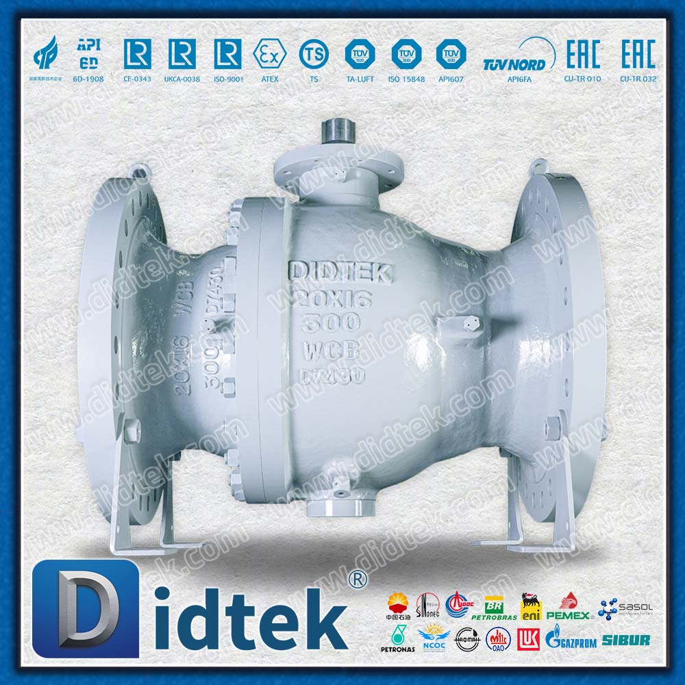 Didtek Devlon Soft Seated Reduced-Bore Trunnion Ball Valve Dengan Standar NACE